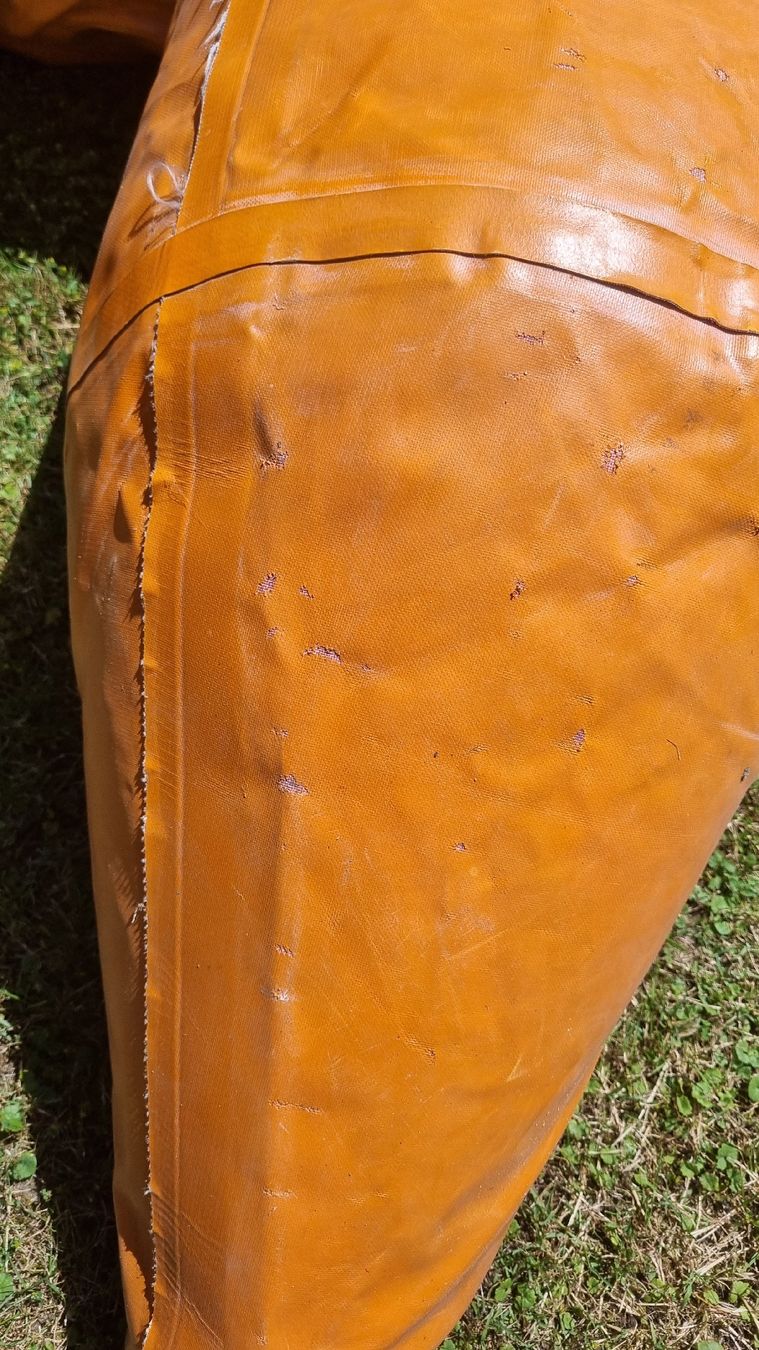 Metzeler Barche: Schlauchboot METZELER JUCA'S orange mit Paddel – Difettoso da Hittnau venduto da starlet 7