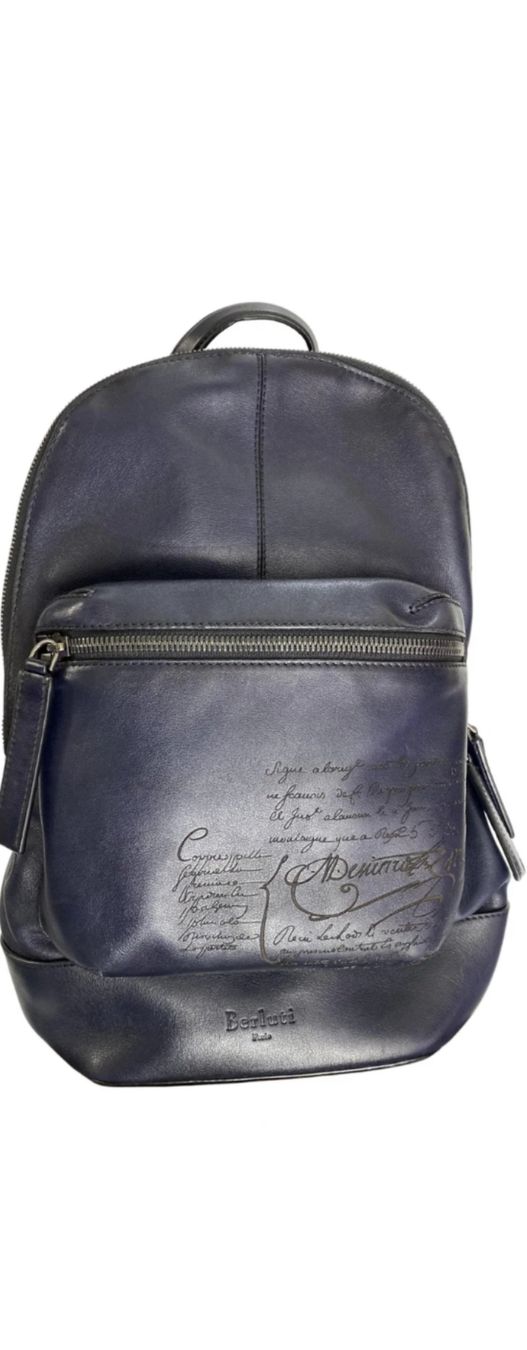 Berluti Sacs à dos: BERLUTI SCRITO BLUE BACKPACK – D'occasion à Zug par f_t_827r