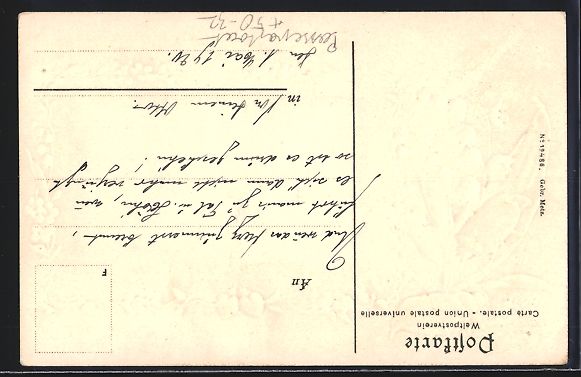 Cartoline postali: Passepartout-Lithographie Stuttgart, Sch – Usato da Berlin venduto da bartko-reher 1