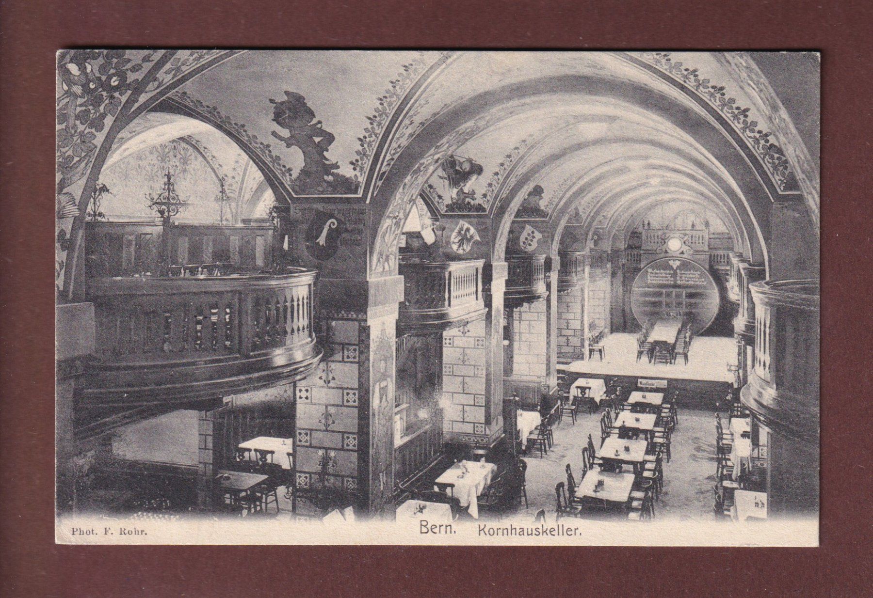 Ansichtskarten: BERN - Kornhauskeller - 1905 – Gebraucht aus Pully von nicecards-shop