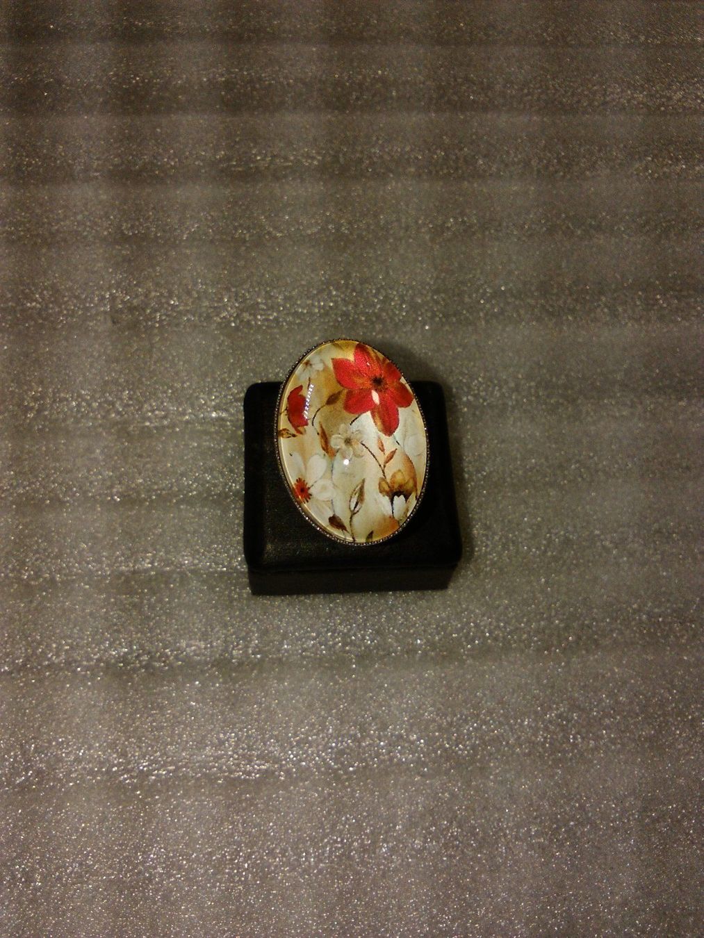 Anelli: ring edelsthal,,mit blumen,,glanzig – Nuovo (secondo la descrizione) da Basel venduto da bijoutrie_4 1