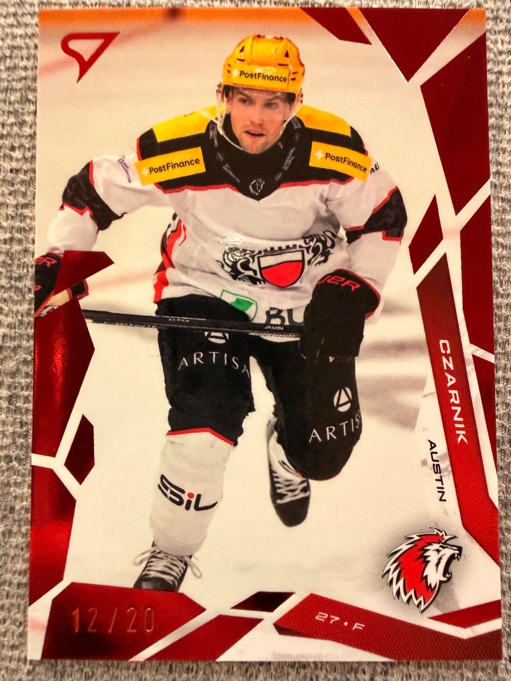 Sportzoo Sammelbilder & Trading cards: Austin Czarnik - LHC - red parallel - 12/20 – Neu (gemäss Beschreibung) aus Cheyres von KeK04