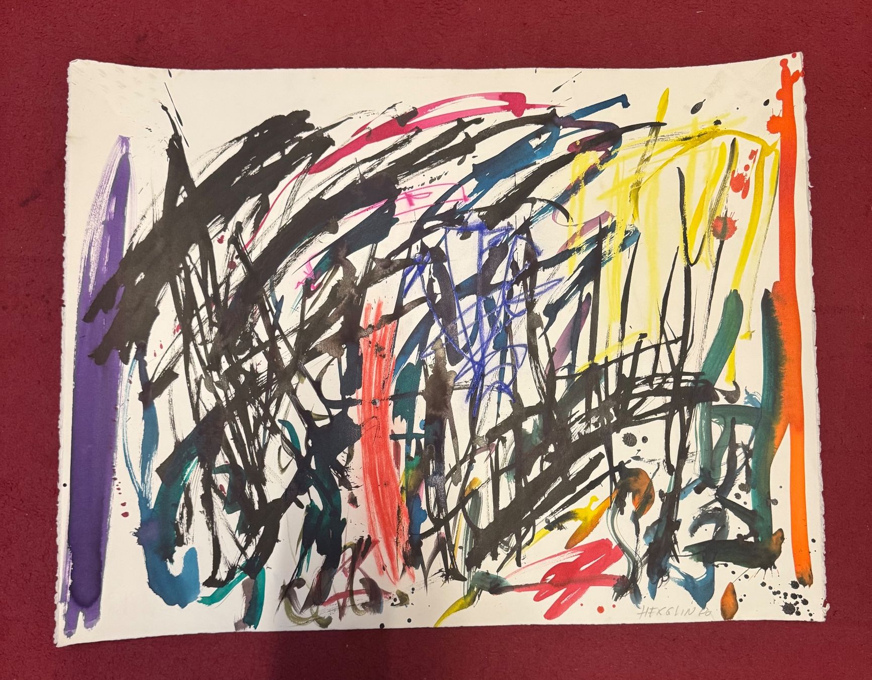Dipinti: Aquarell Hand signiert Bild – Usato da Schlieren venduto da Freundlich02