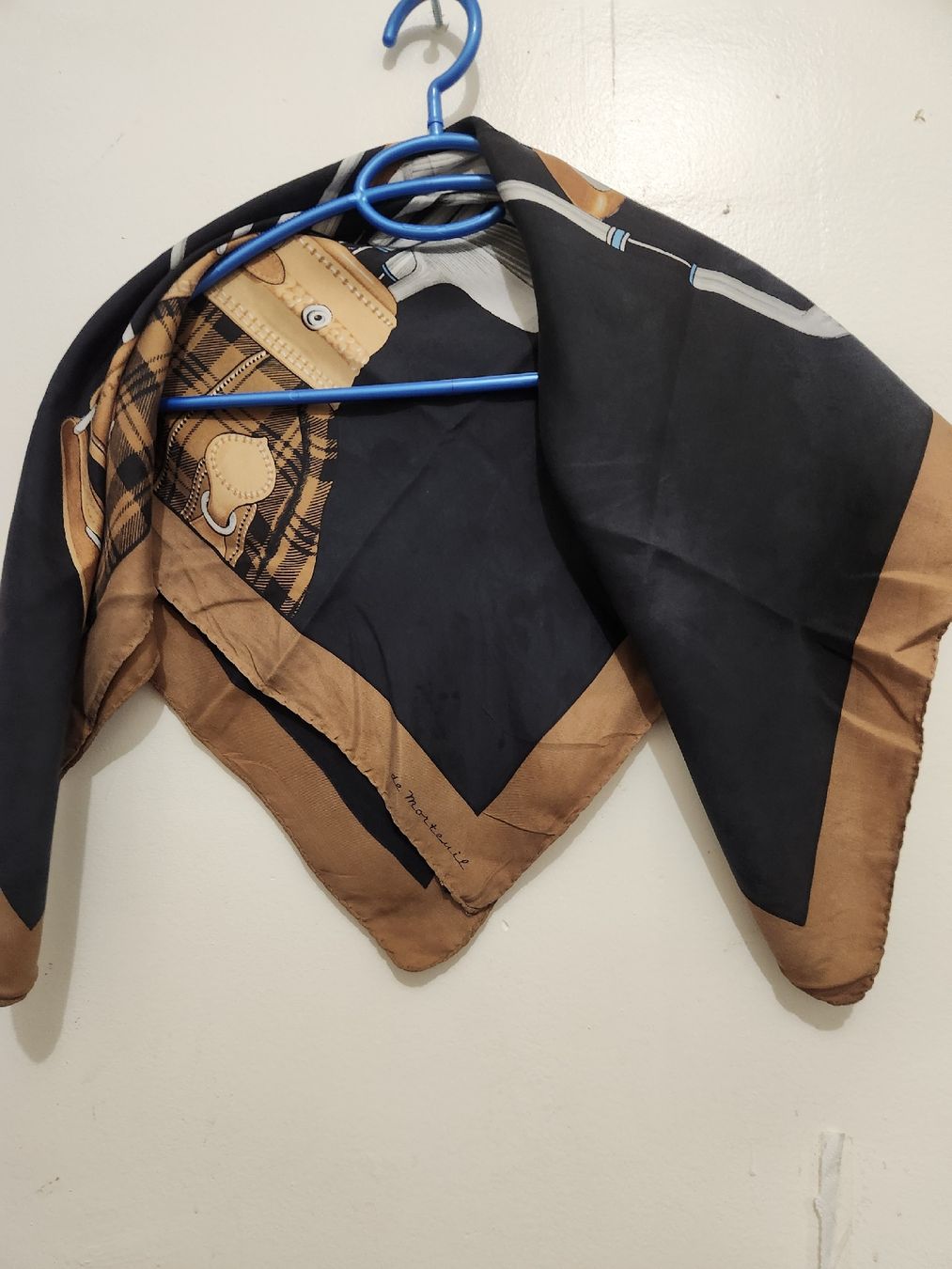 Foulards, Tücher & Schals: Foulard Soie Vintage Golf Bag – Gebraucht aus Niedergösgen von Eva2410 1
