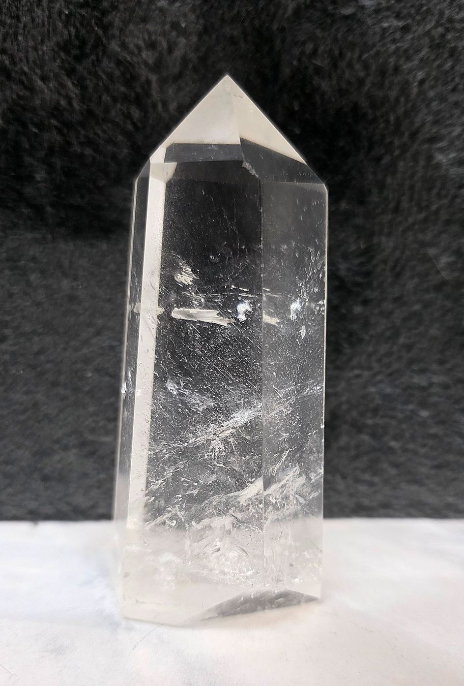 Minerali & Pietre curative: Bergkristall Obelisk CQ3 250g – Nuovo e nell'imballaggio originale da Matzingen venduto da Shay_Crystalz