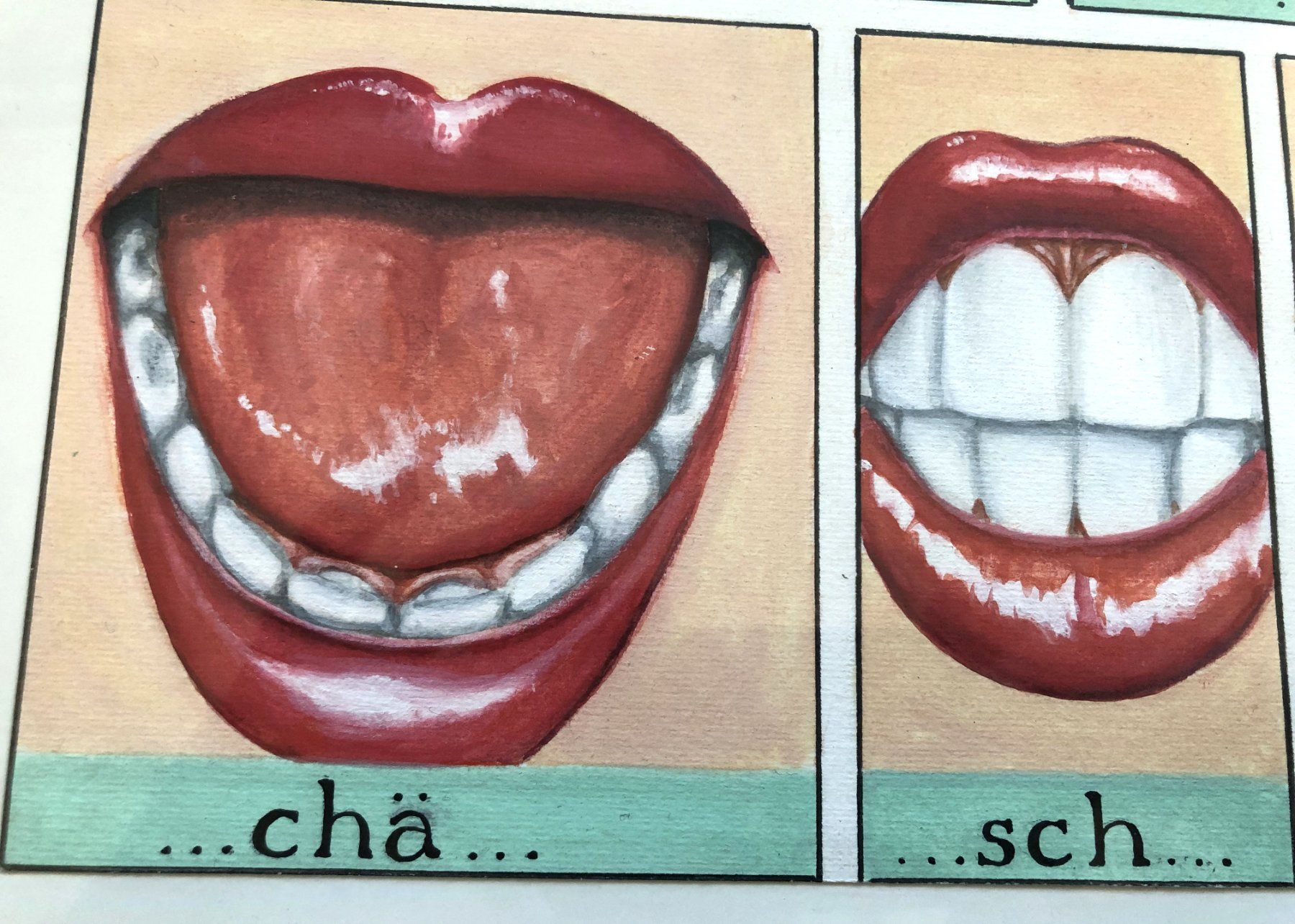 Dipinti: Pop Art - Bild - "Chuchichäschtli!" - Aquarell – Usato da Schaffhausen venduto da durruti 4