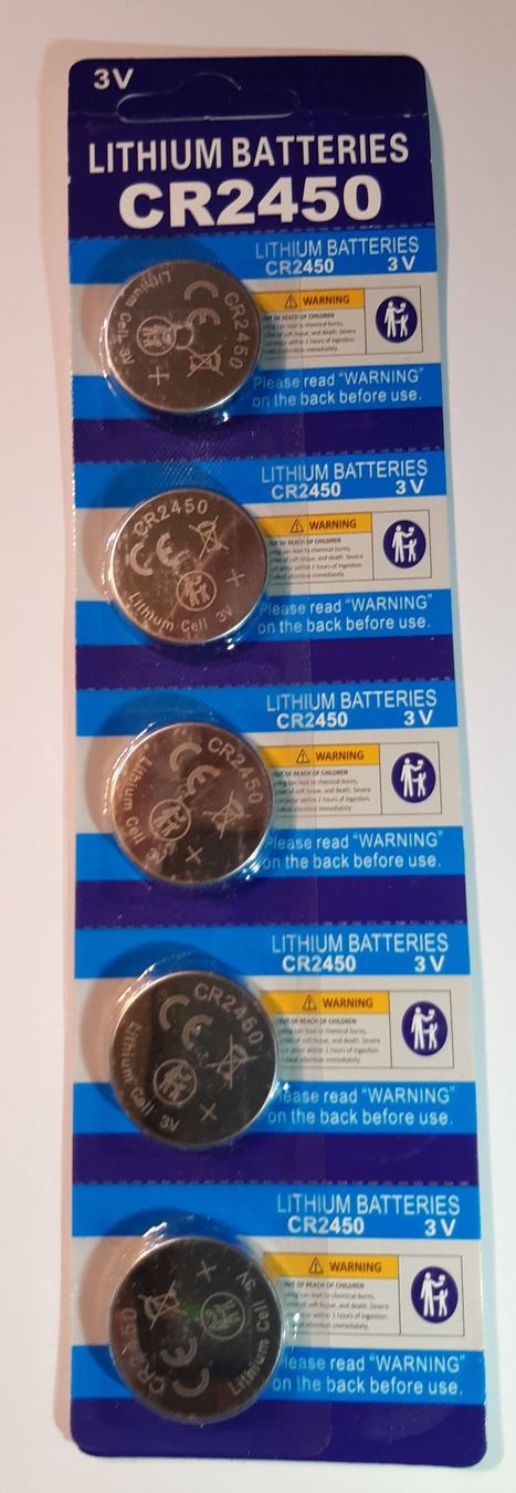 Caricatori & Batterie: NEUE  2 Stück CR 2450 LITHIUM Batterien 3 Volt – Nuovo e nell'imballaggio originale da St. Margarethen TG venduto da ursk10 1