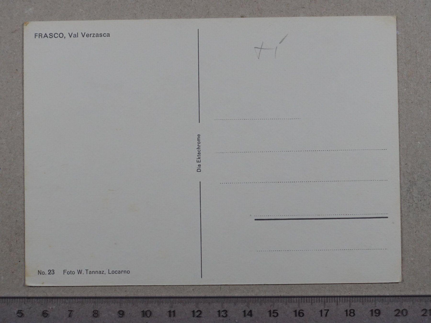 Cartoline postali: Frasco, Val Verzasca – Usato da Lenzburg venduto da fh1 1