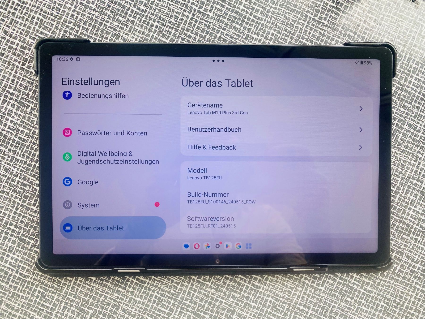 Lenovo Tablet PC: Lenovo Tab M10 Plus 3rd Generation – Gebraucht aus Münchenstein von gran8 1