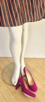 UNISA PUMPS LEDER SCHUHE 38 PINK , TOP ZU JEANS ROCK KLEID