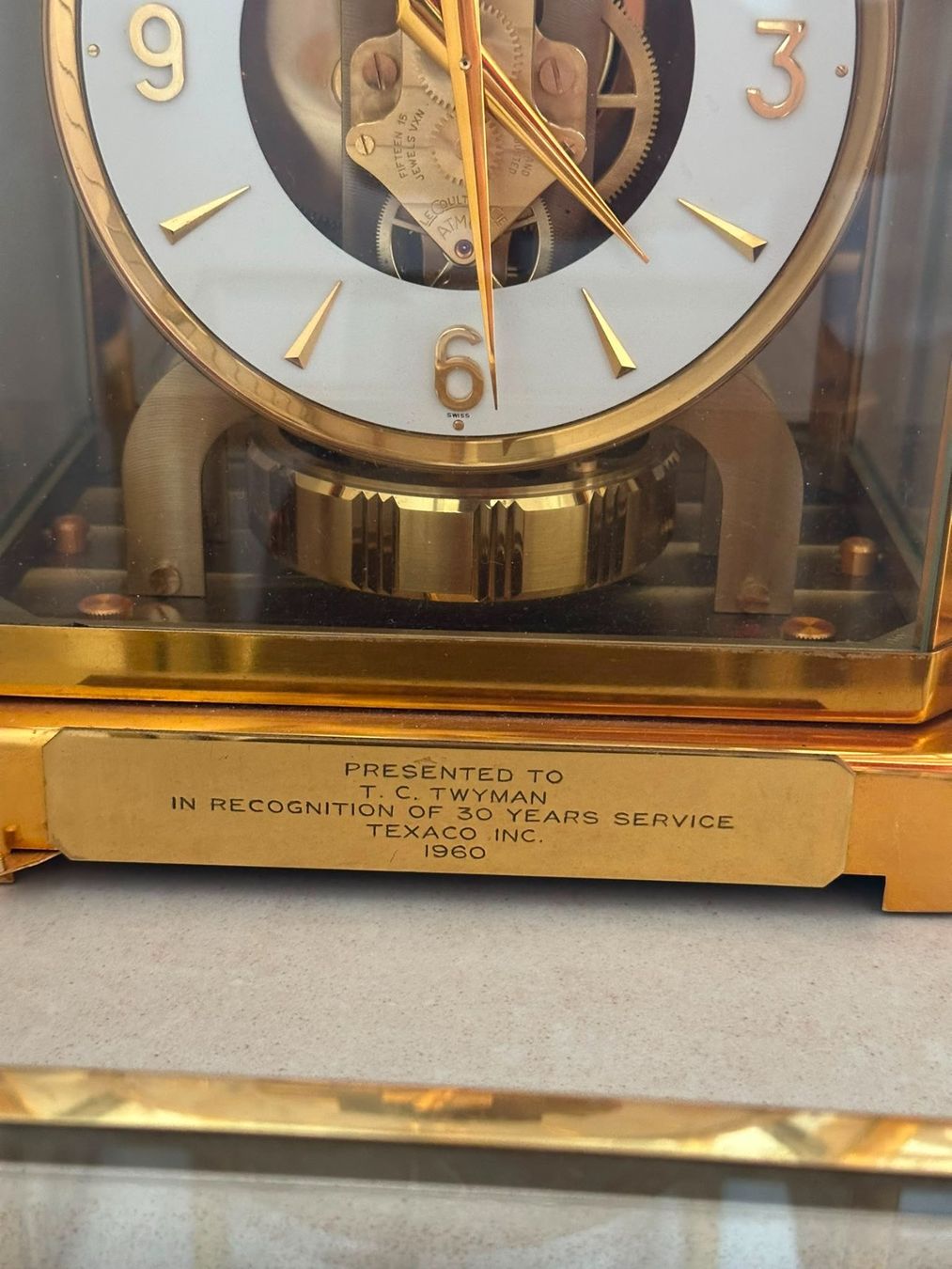 Jaeger-Lecoultre Orologi: Jaeger LeCoultre Atmos Texaco INC. 1959 – Usato da Luzern venduto da Idem63 1