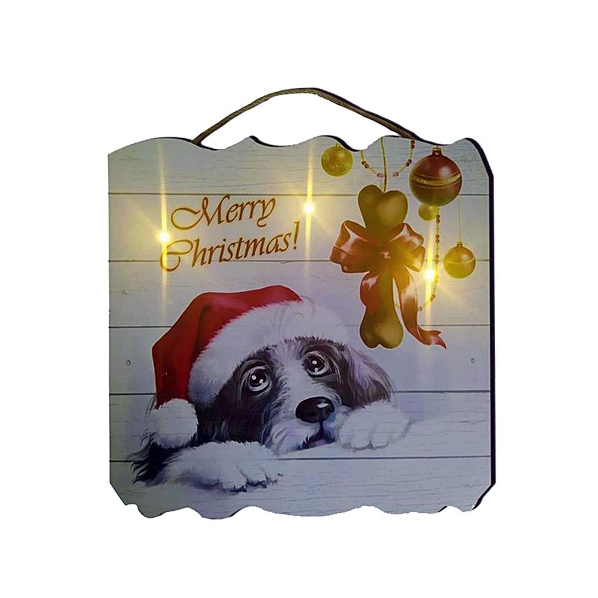 Posters & Illustrations: LED Bild 40 x 40 cm - XMAS Hund – Neuf avec emballage d'origine à Wettingen par Swala