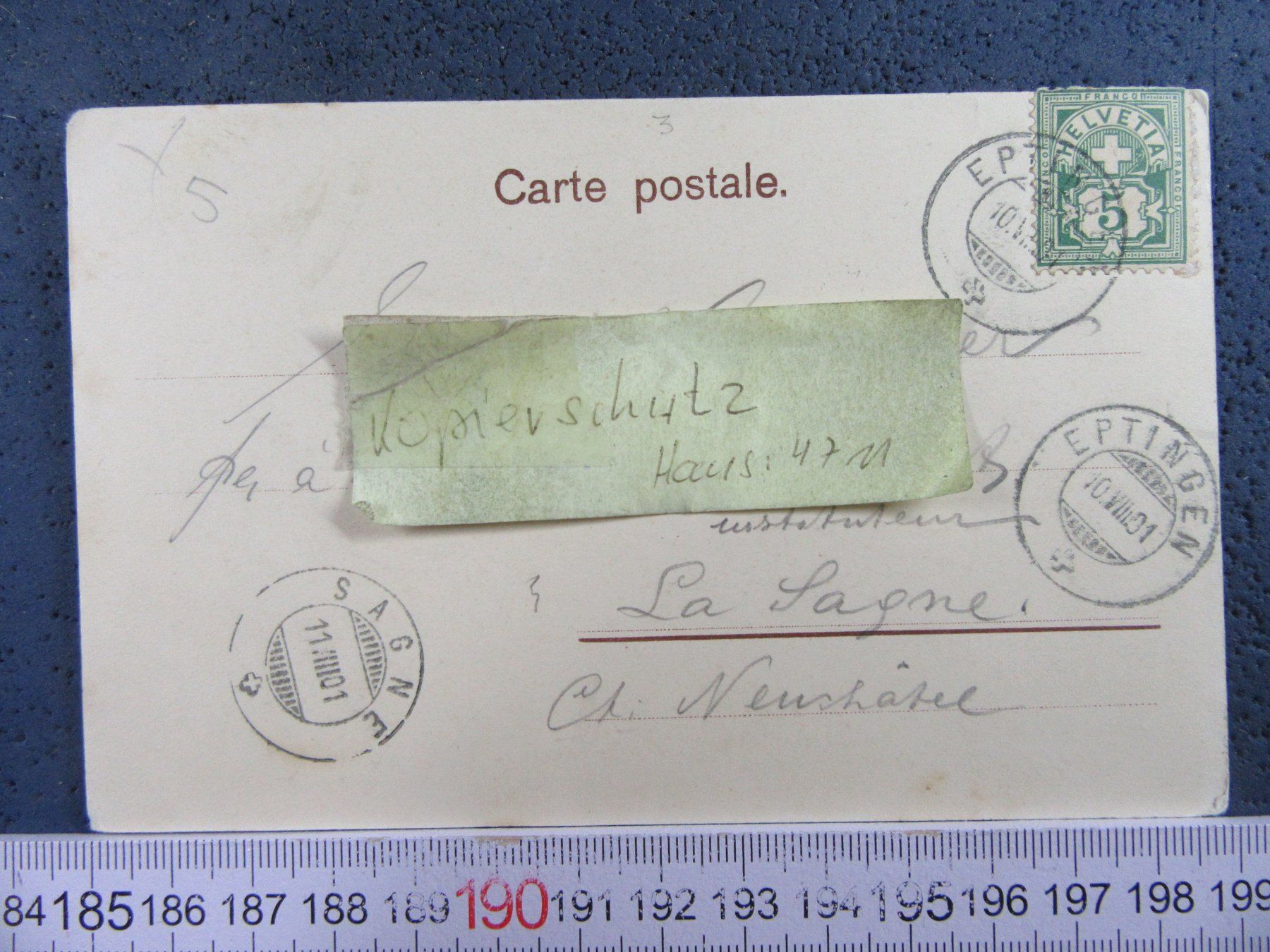 Cartoline postali: EPTINGEN 1901 BL AK – Usato da Ettingen venduto da Hausi4711 2