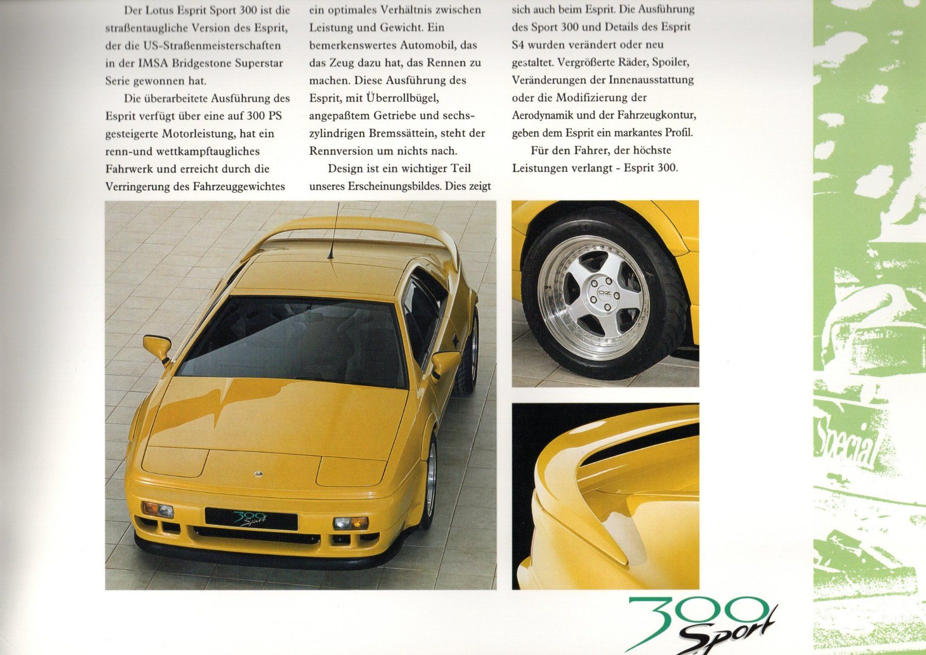 Lotus Automobili: Lotus Esprit S4 - Originalprospekt – Nuovo (secondo la descrizione) da Malans GR venduto da Chueche427 4