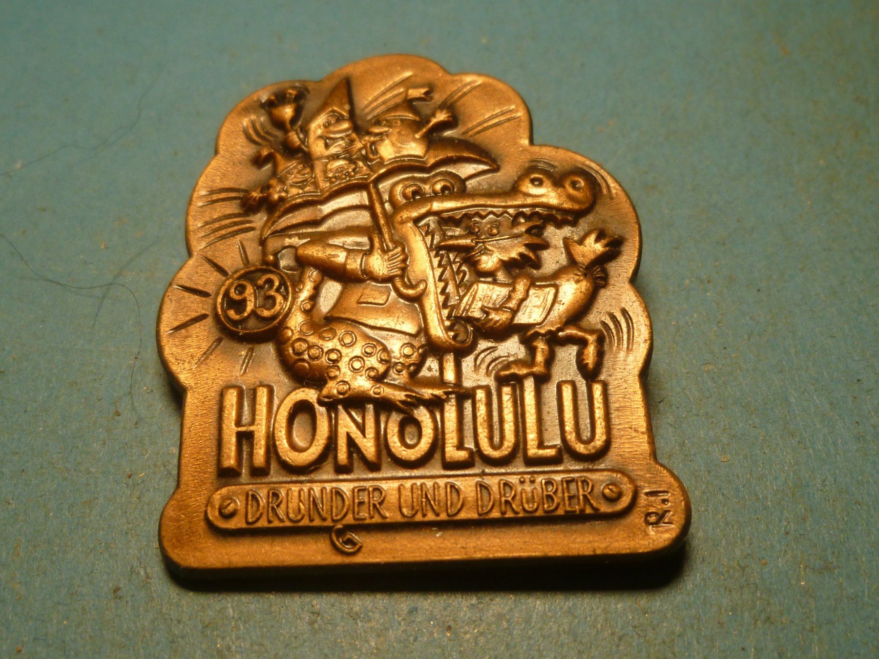 Plaketten & Abzeichen: HONOLULU1993 BRONZE – Gebraucht aus Ried (Muotathal) von Mandarin02