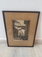 Gravure Eau-forte F.K. Detwiller - Florence (Signée)