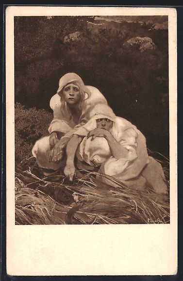 Cartoline postali: Alphonse Mucha: Solvanská epopeje, V pr – Usato da Berlin venduto da bartko-reher