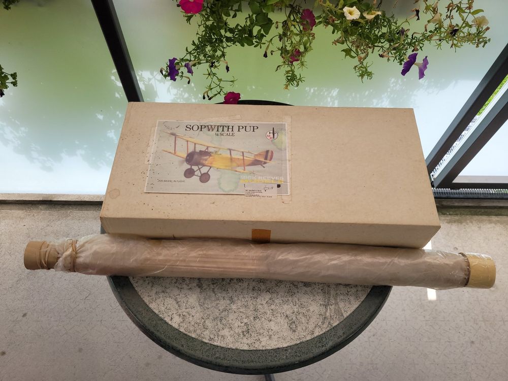 Rar! Mick Reeves 1/4 Scale Sopwith Pup, Holzbausatz Neu+OVP. (Neu und ...