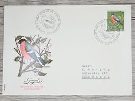CL02 Enveloppe + Timbre Suisse 1968