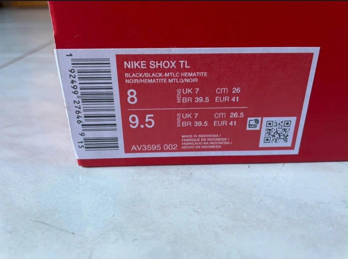 Nike Scarpe da uomo: NIKE SHOX TL NERE EU 41 – Nuovo e nell'imballaggio originale da Zollikofen venduto da let_p5zq 2