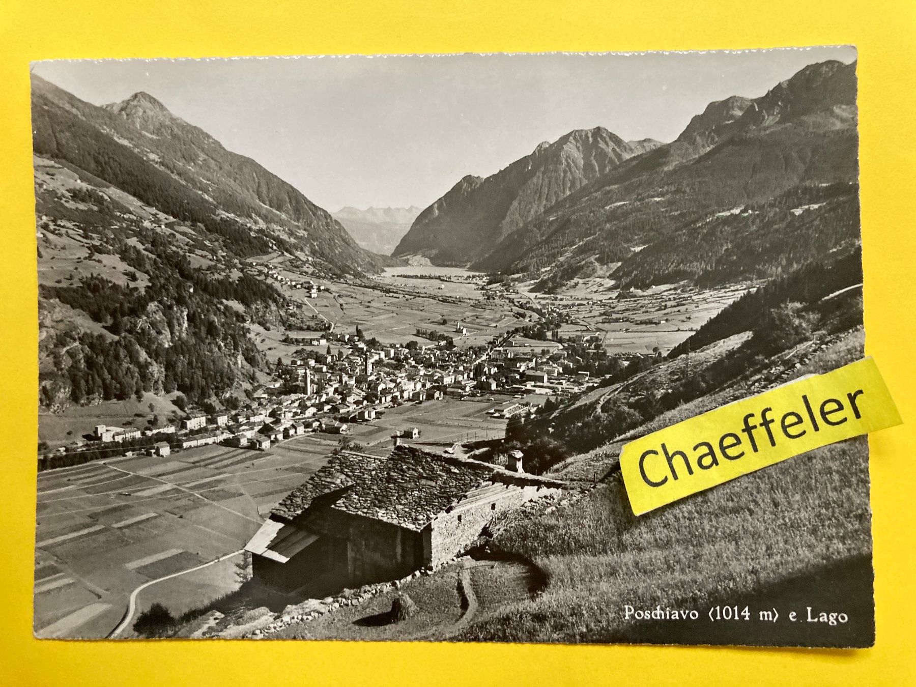 Cartoline postali: Poschiavo e Lago – Usato da Zürich venduto da Chaeffeler