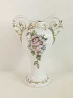 Einzigartiges handbemaltes Werk Vase 1960 / 70er