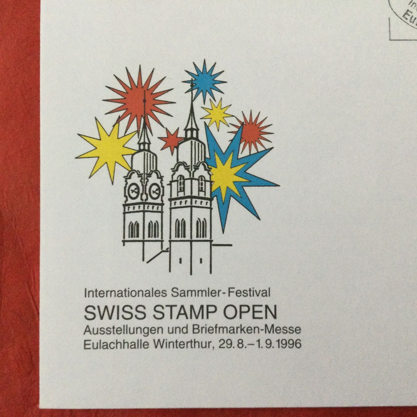 Tutti i francobolli: 1996 Swiss Stamp Open 8400 Winterthur – Usato da S. Pietro venduto da bro_jjl9 2
