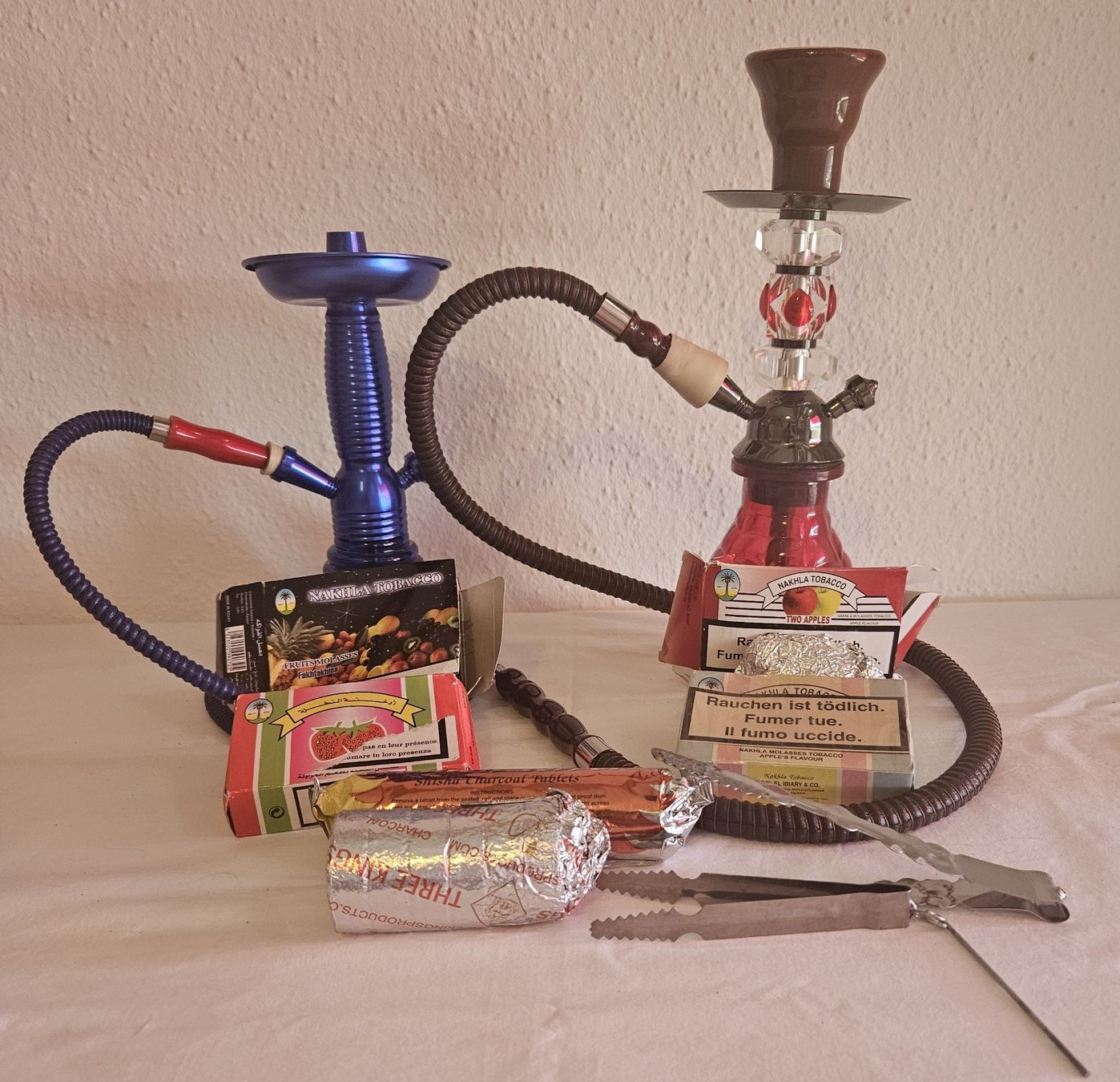 Narghilé: 2 gebrauchte Shisha-Wasserpfeiffen – Usato da Zetzwil venduto da Power4