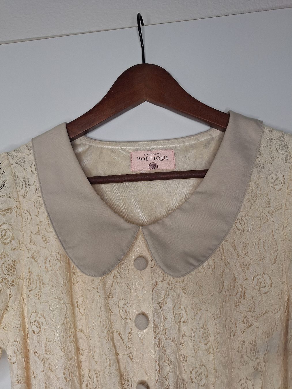 Kleider: Süsses Spitzenkleid, Creme, Gr. s, Boho Stil, Festlich – Neu (gemäss Beschreibung) aus Adlikon b.Regensdf von che_xxb9 5