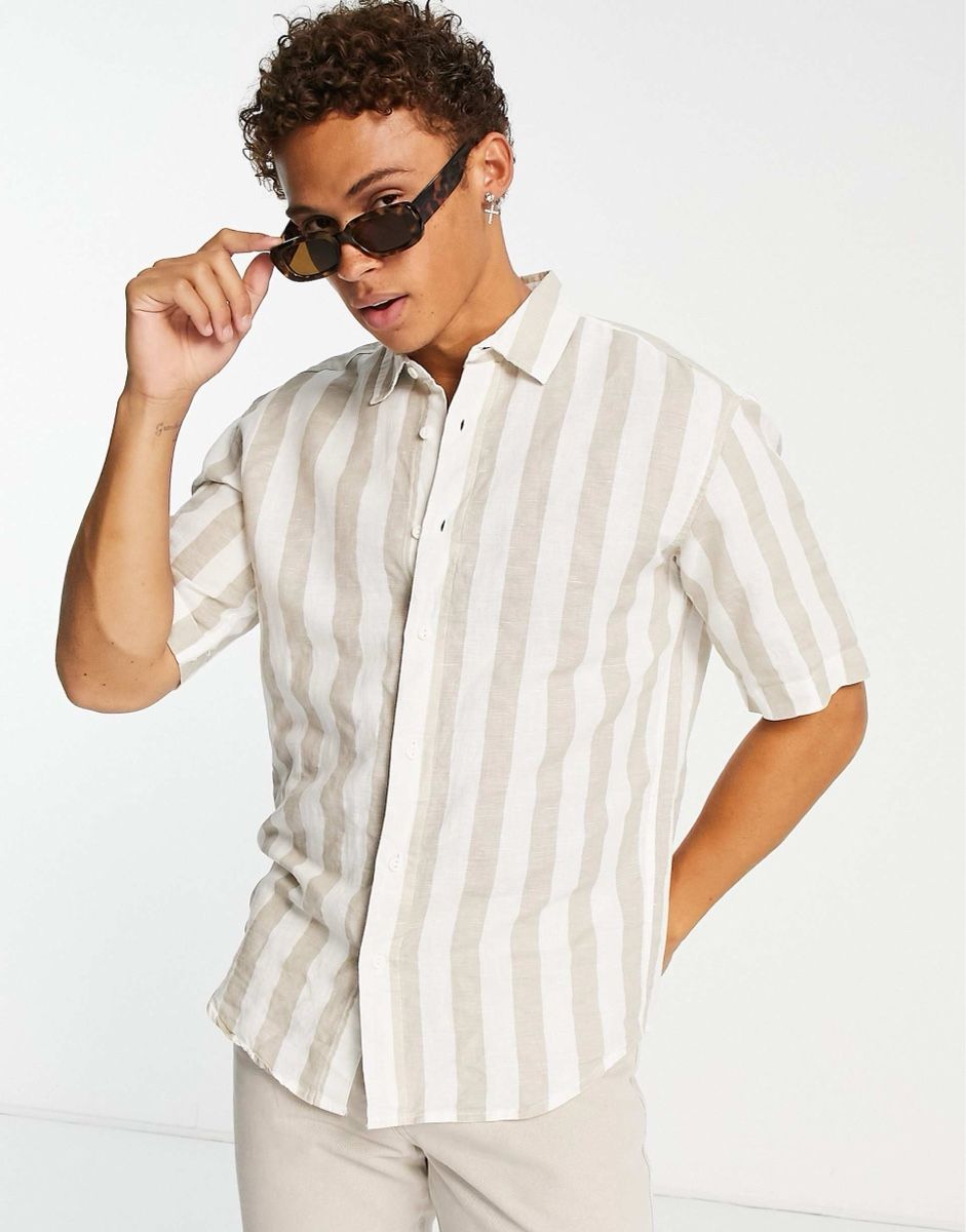 Pull&Bear Camicie: Pull&Bear Sommer Leinenhemd S – Usato da Rümlang venduto da svent