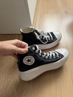 Schwarze Converse All Stars Lift High Top, Grösse 38