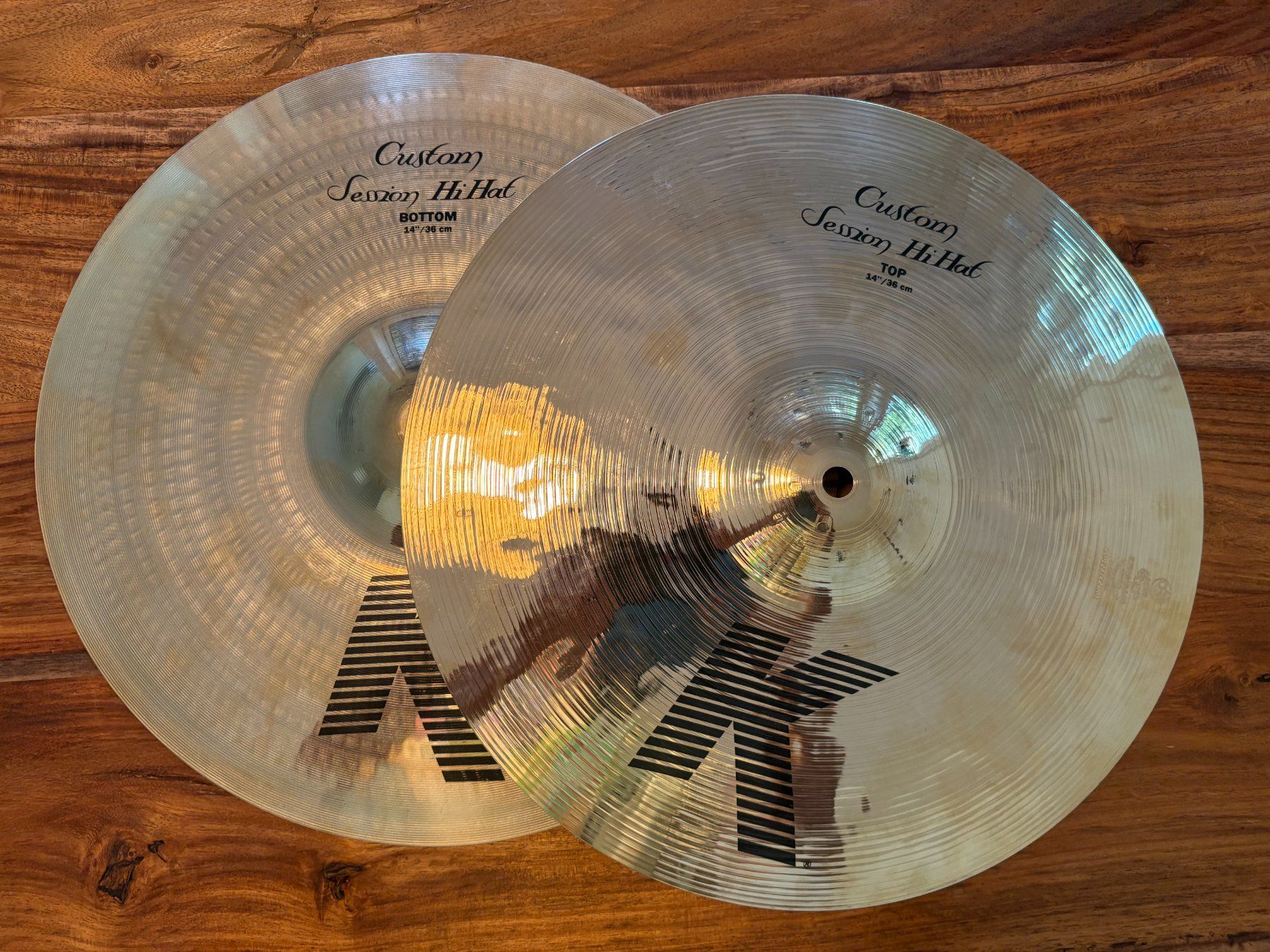 Zildjian Musikinstrumente: Zildjian K Custom Session Hi-Hat 13,7/14" – Gebraucht aus Jona von nk78