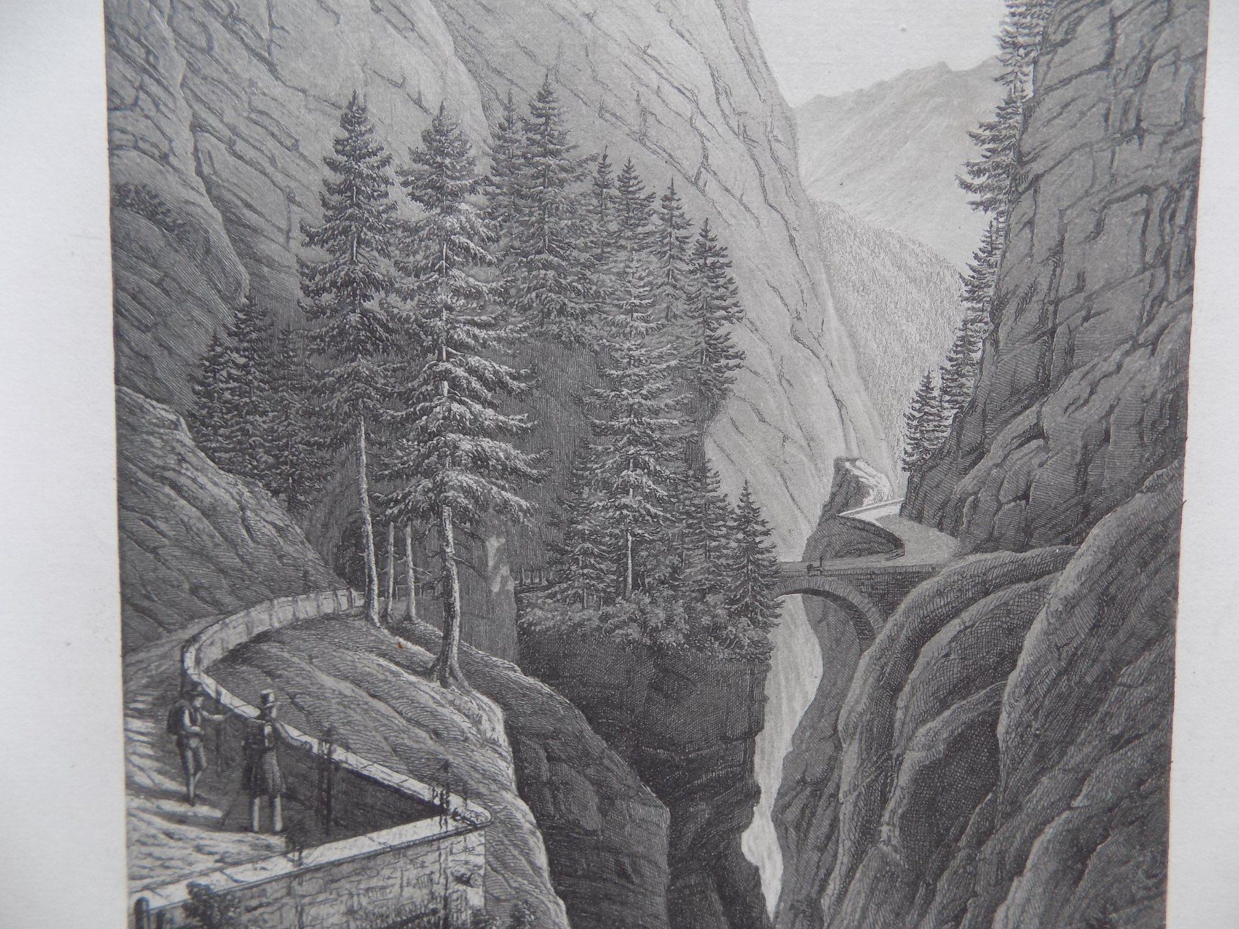 Stiche: Via Mala Aquatinta von Winterlin – Gebraucht aus Risch von Rischli15 6