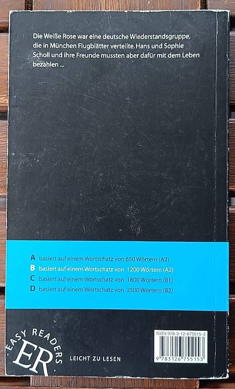 Libri: Libro "Die weiße rose" Inge Scholl – Usato da Bellinzona venduto da gab_t52k 1