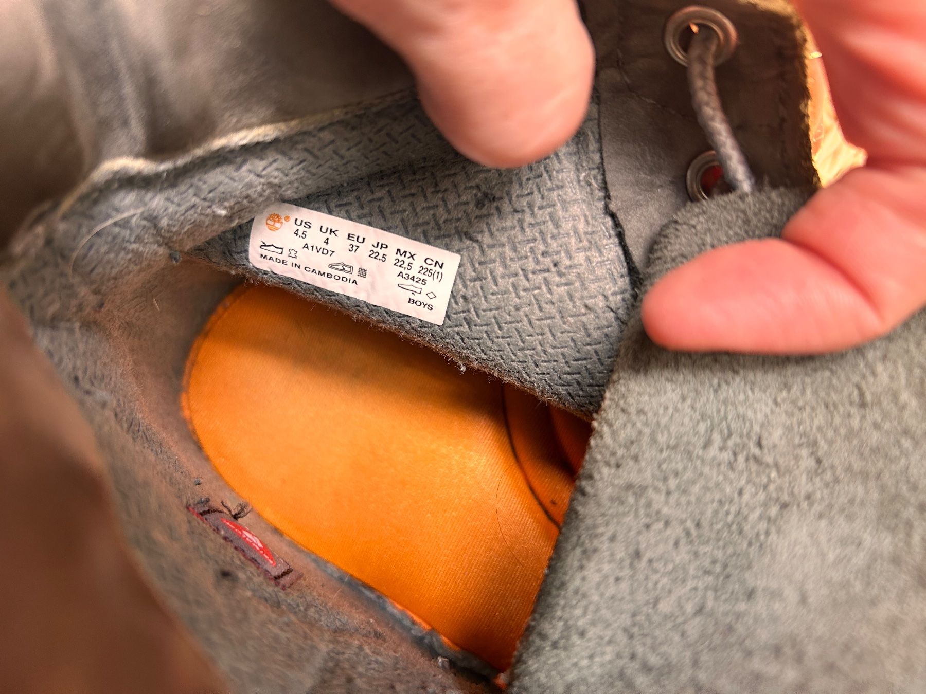 Timberland Scarpe da uomo: Graue Timberlands 37 speziell! – Usato da Schwyz venduto da Maerzetuepfli 3