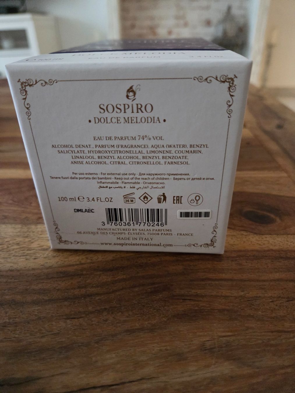 Profumi & Eau de Toilette: Sospiro Dolce Melodia Eau de Parfum 100ml, NEU! – Nuovo (secondo la descrizione) da Neerach venduto da majomomo 4
