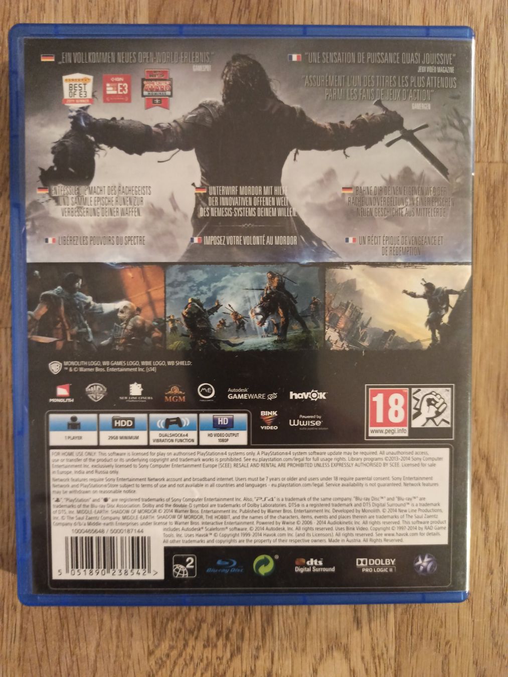 Giochi: Middle Earth Shadow of Mordor PS4 / PS5 – Usato da Oberweningen venduto da mar_87mx 1