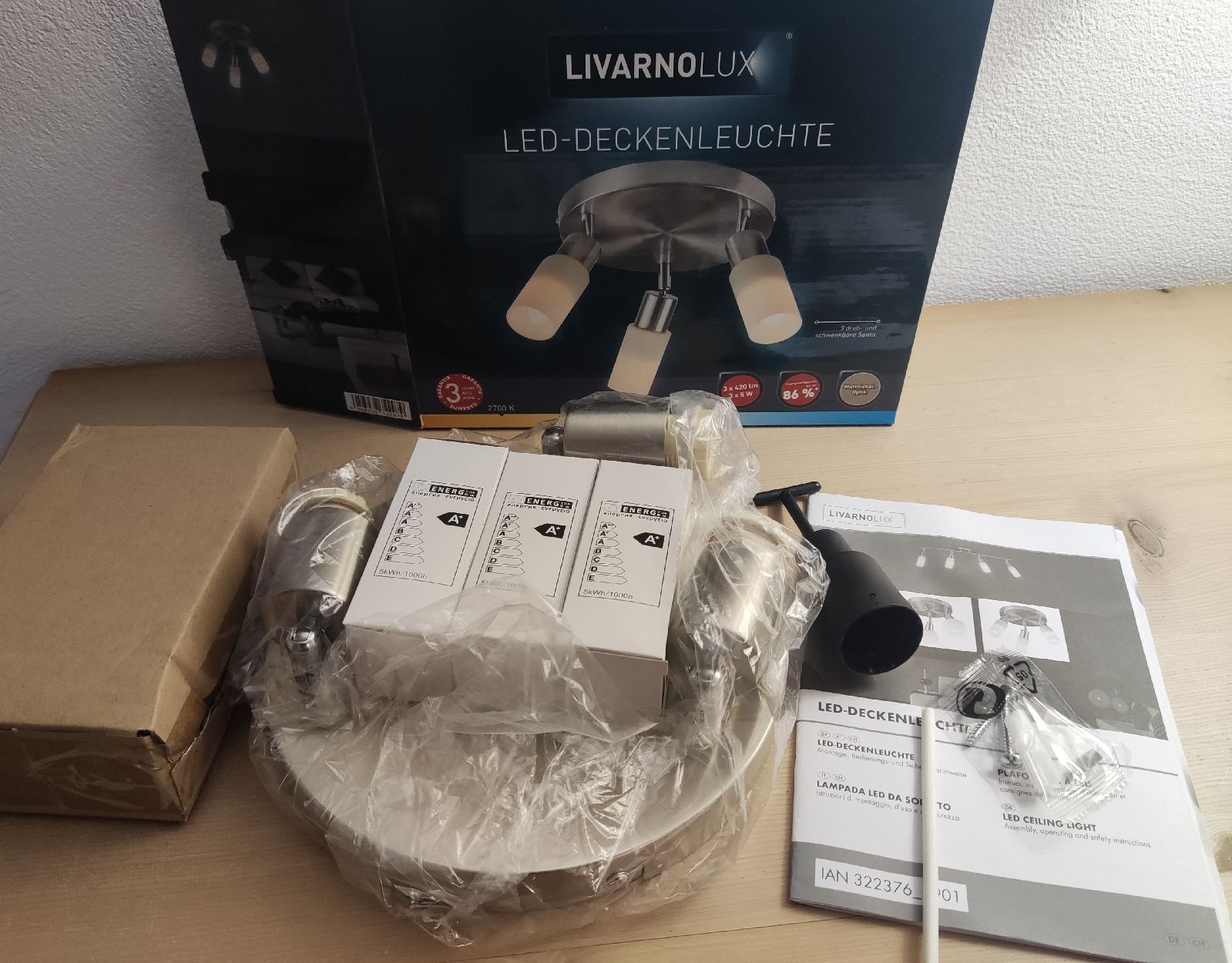 Lampadari & plafoniere: LED-DECKENLEUCHTE – Nuovo (secondo la descrizione) da Chur venduto da Rodanisa 2