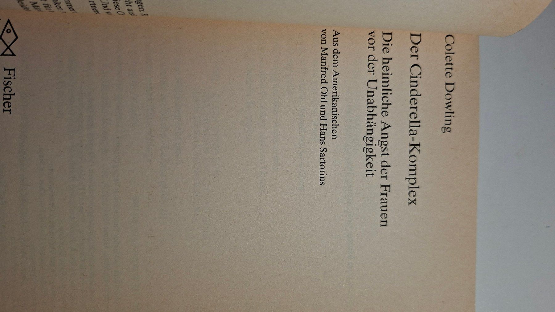 Libri: Colette Dowling: Der Cinderella Komplex – Usato da Dietikon venduto da Buchantiqdietikon 2