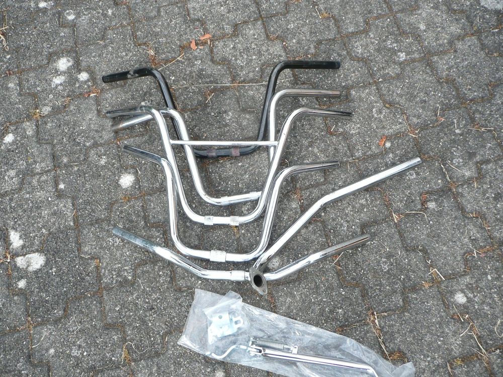 2EXTREME Kotflügelstrebe GPO Verchromt Für 17 Zoll – Kompatibel Mit Puch Maxi, Sachs 50/2, 503 Mofa