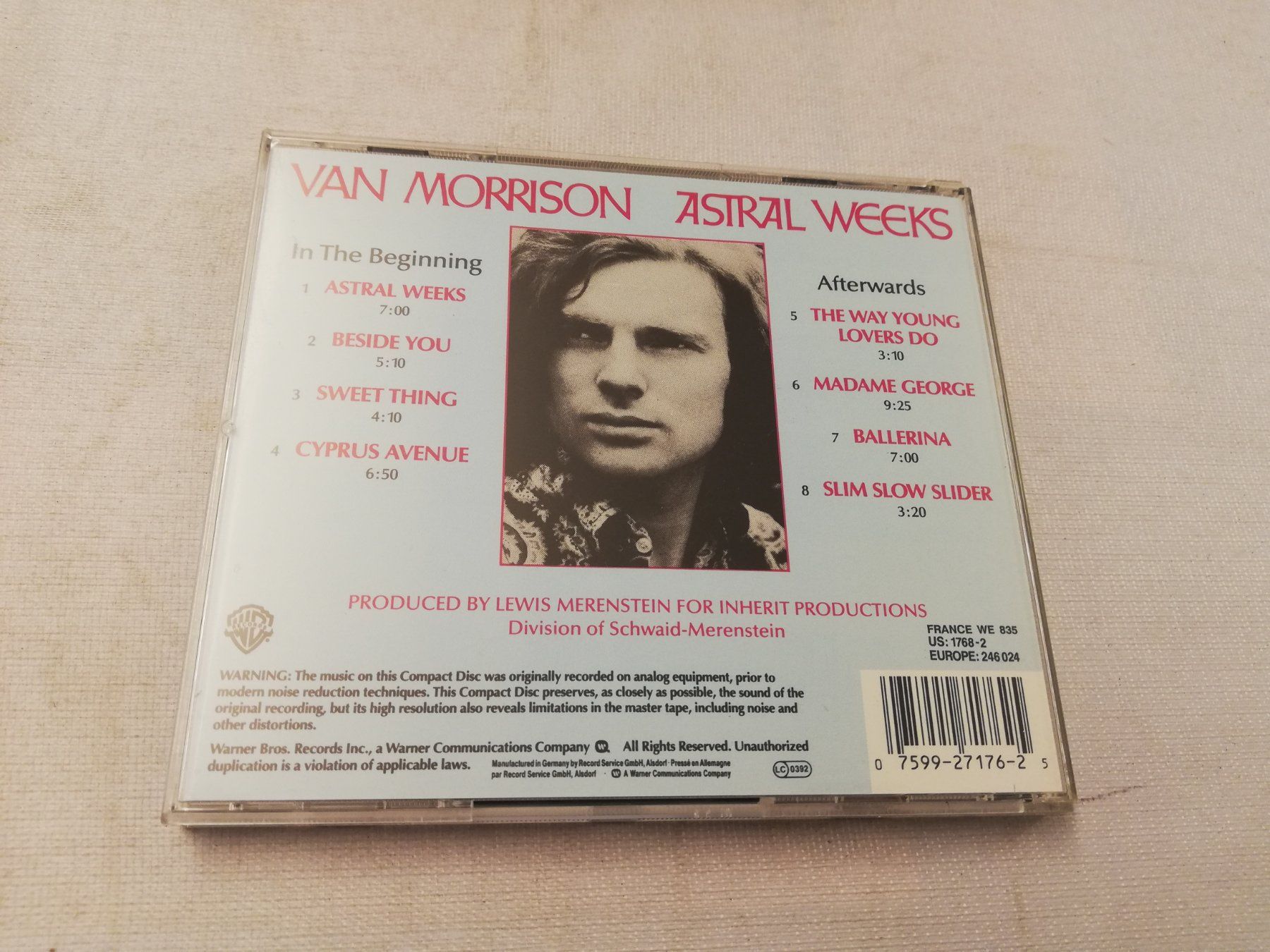 CD: VAN MORRISON - ASTRAL WEEKS – Usato da Bern venduto da Vinylsound.ch 1