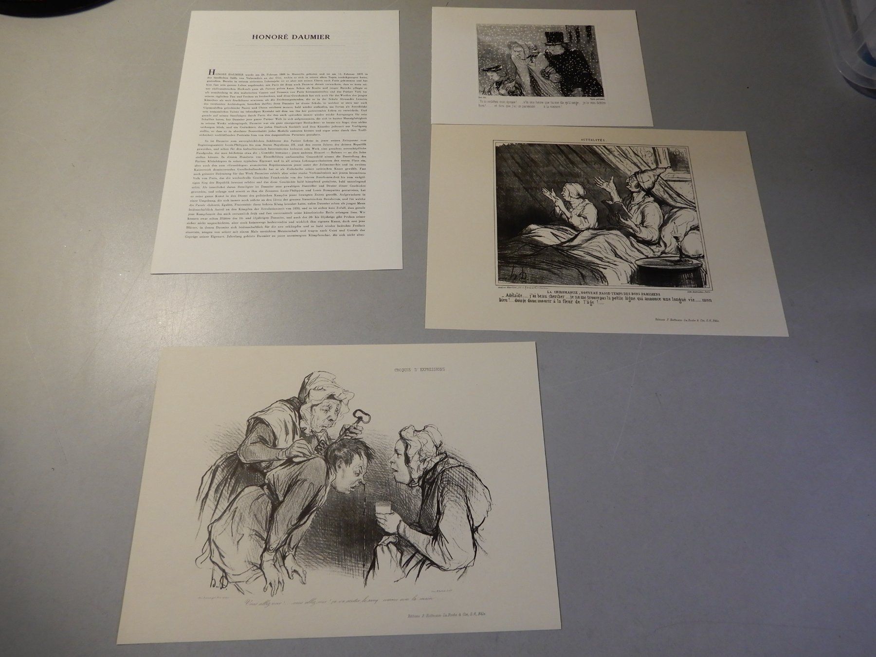 Documents: Honore Daumier Lithographien Mappe Editions Hoffmann Basel – D'occasion à Erstfeld par Mario_boe0 2