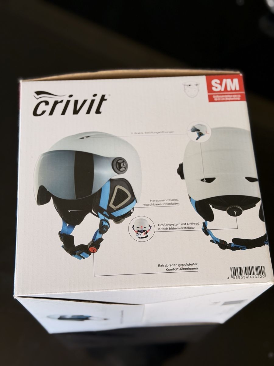 Helme: Ski- und Snowboardhelm mit Visier – Gebraucht aus Zürich von Gadgets2020 1