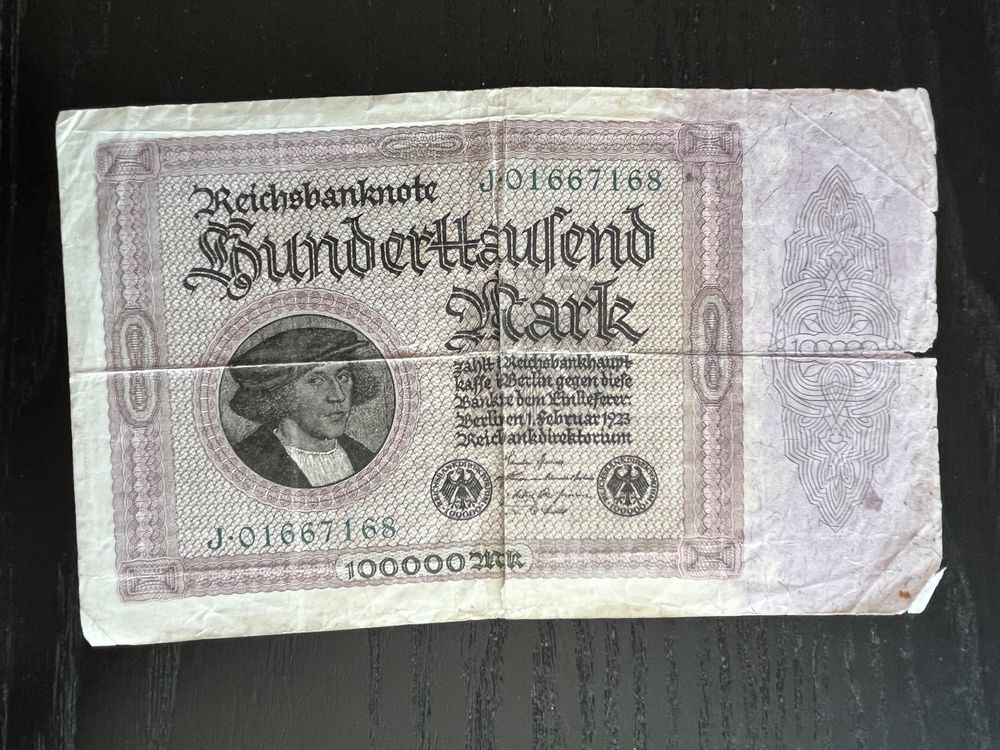 DR - Deutsche Reich Banknote. (Gebraucht) in Chiasso für CHF 1 – nur ...