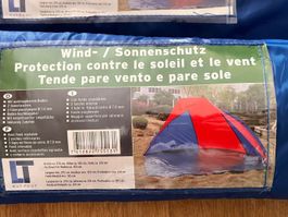 2x LT Outdoor Zelt Wind-/Sonnenschutz 270cm Breite Neu