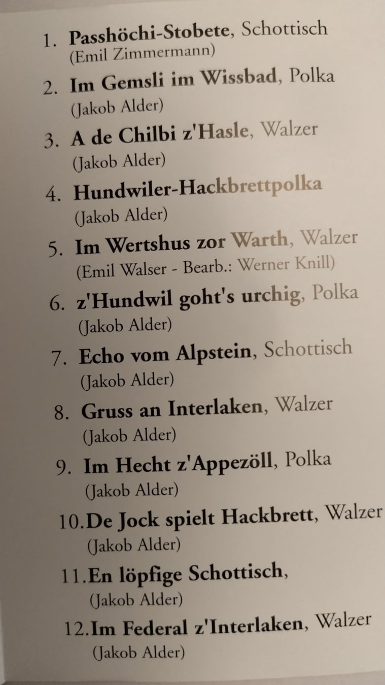 CDs: CD / Urchige Appenzeller Hackbrett-Tänze / Werner Knill – Gebraucht aus Bellach von JingleJerry 1