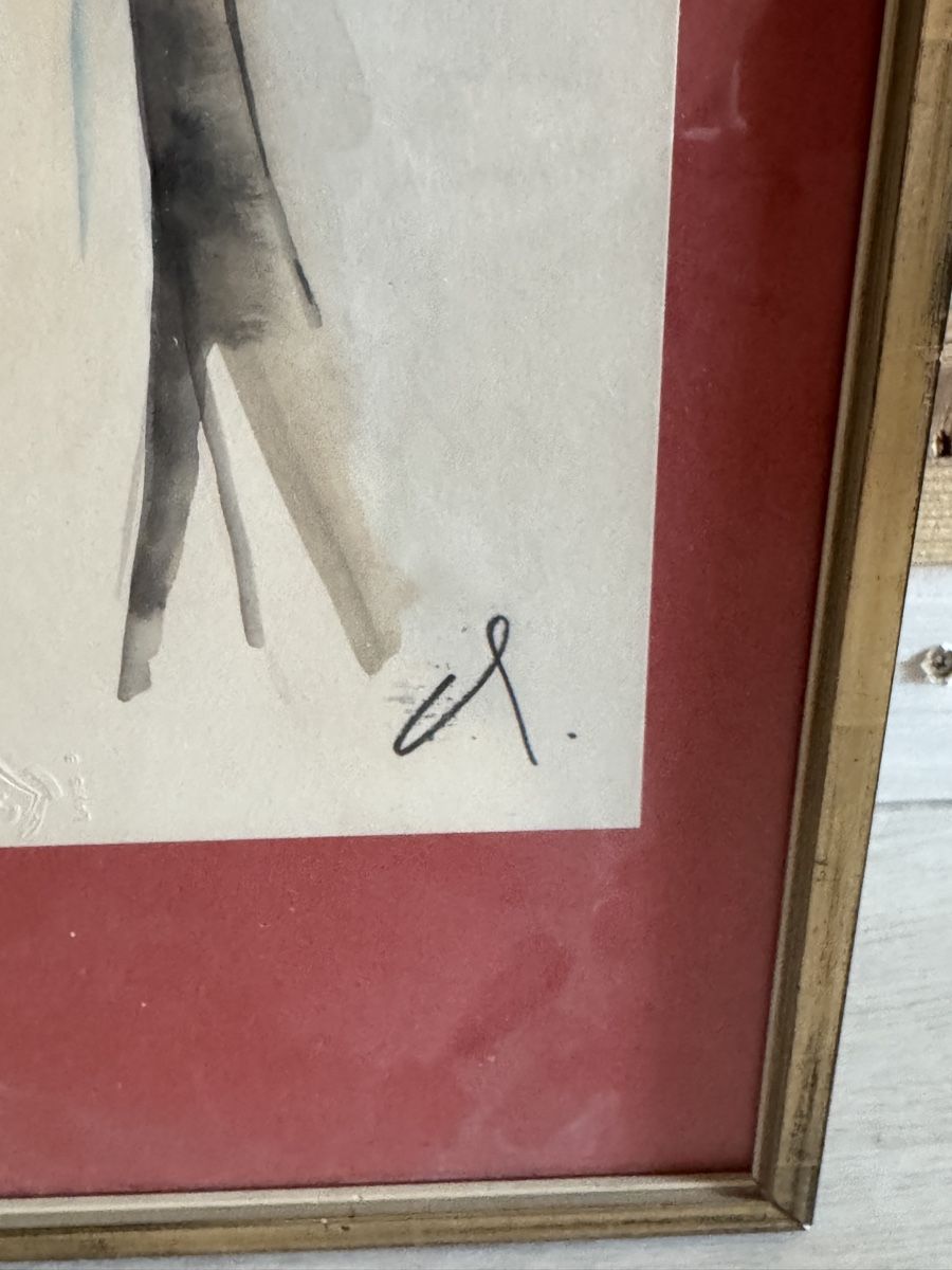 Gemälde: Peinture abstraite moderne - Format vertical & cadre doré – Gebraucht aus Erde von CBarts 1