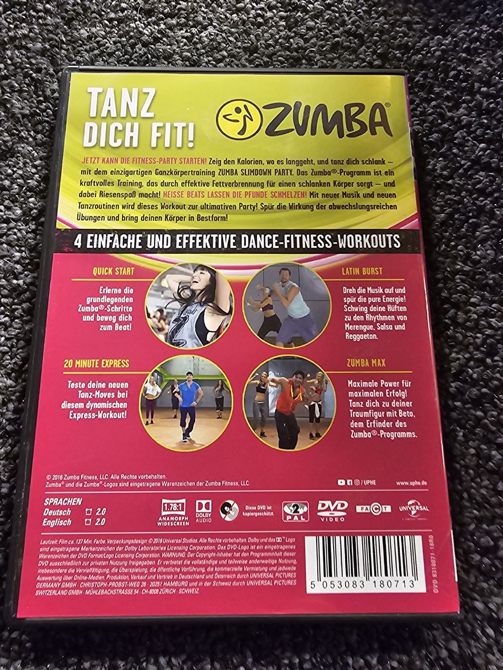Tutti i DVDs: Zumba Slimdown Party (22646) – Usato da Ruswil venduto da jan_bxl5 1