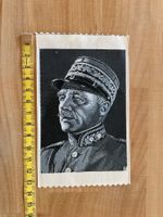 Webstück Bild aus Stoff von General Guisan