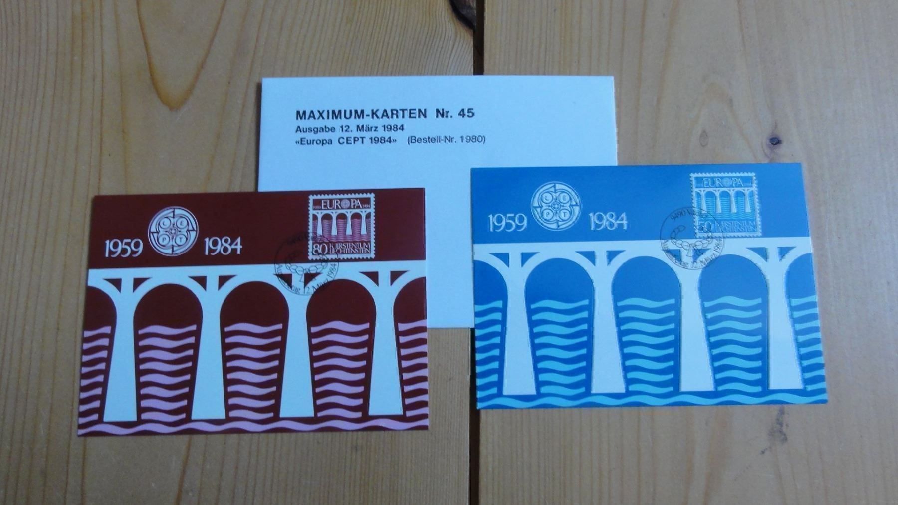 Tutti i francobolli: maximumkarten 12.03.1984 – Nuovo (secondo la descrizione) da liestal venduto da makai05